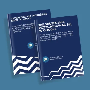 Pakiet: Jak skutecznie pozycjonować się w Google? + Checklista wdrożeniowa