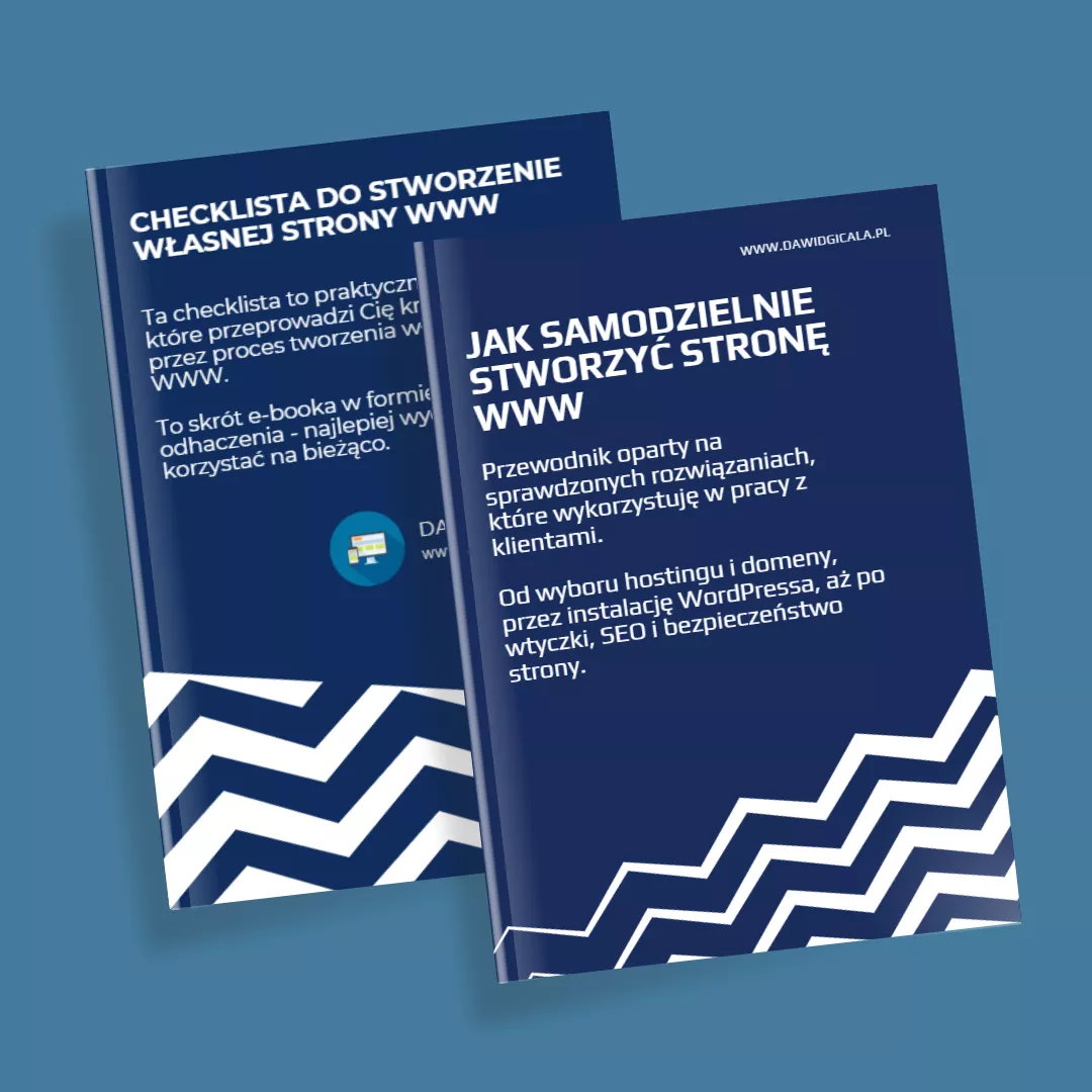 Pakiet: Jak samodzielnie stworzyć stronę WWW? + Checklista wdrożeniowa