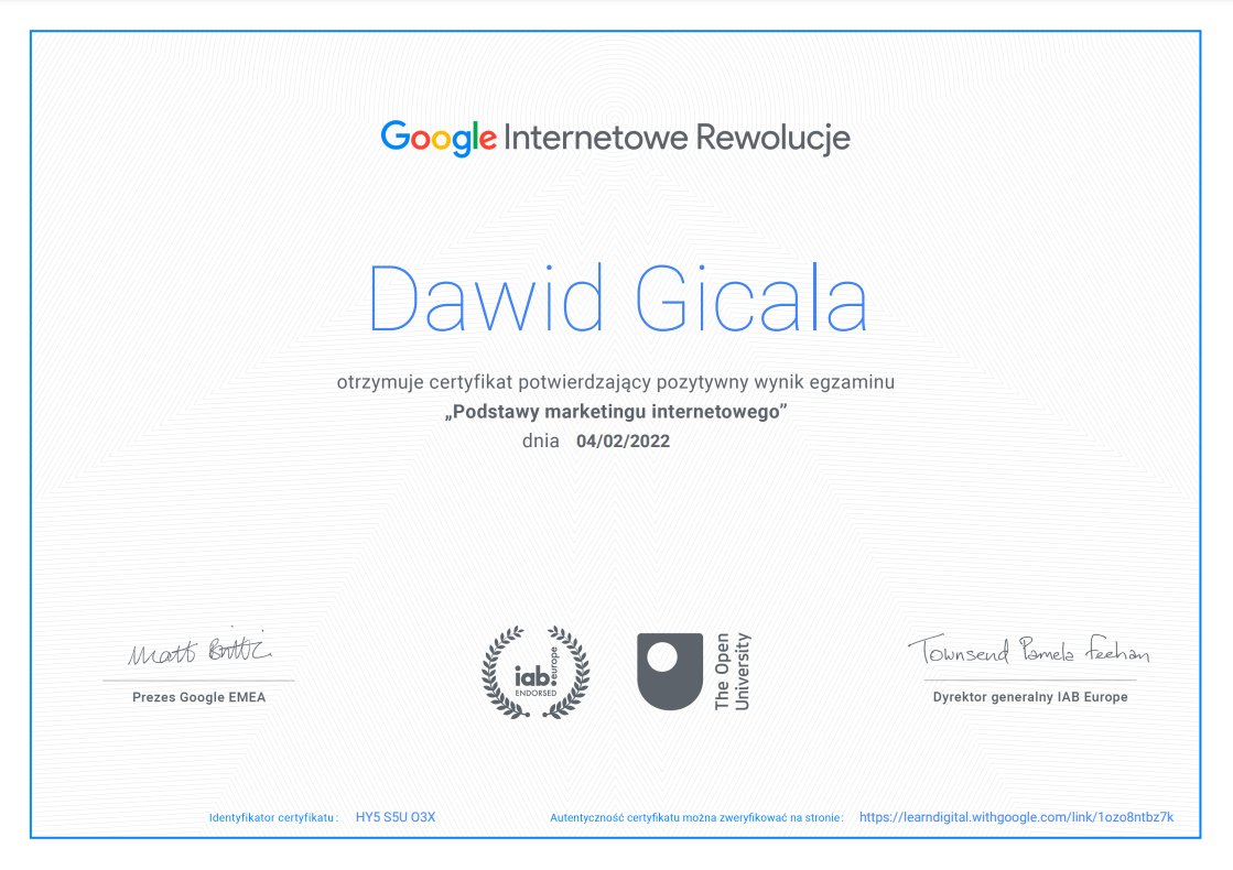 Specjalista Google