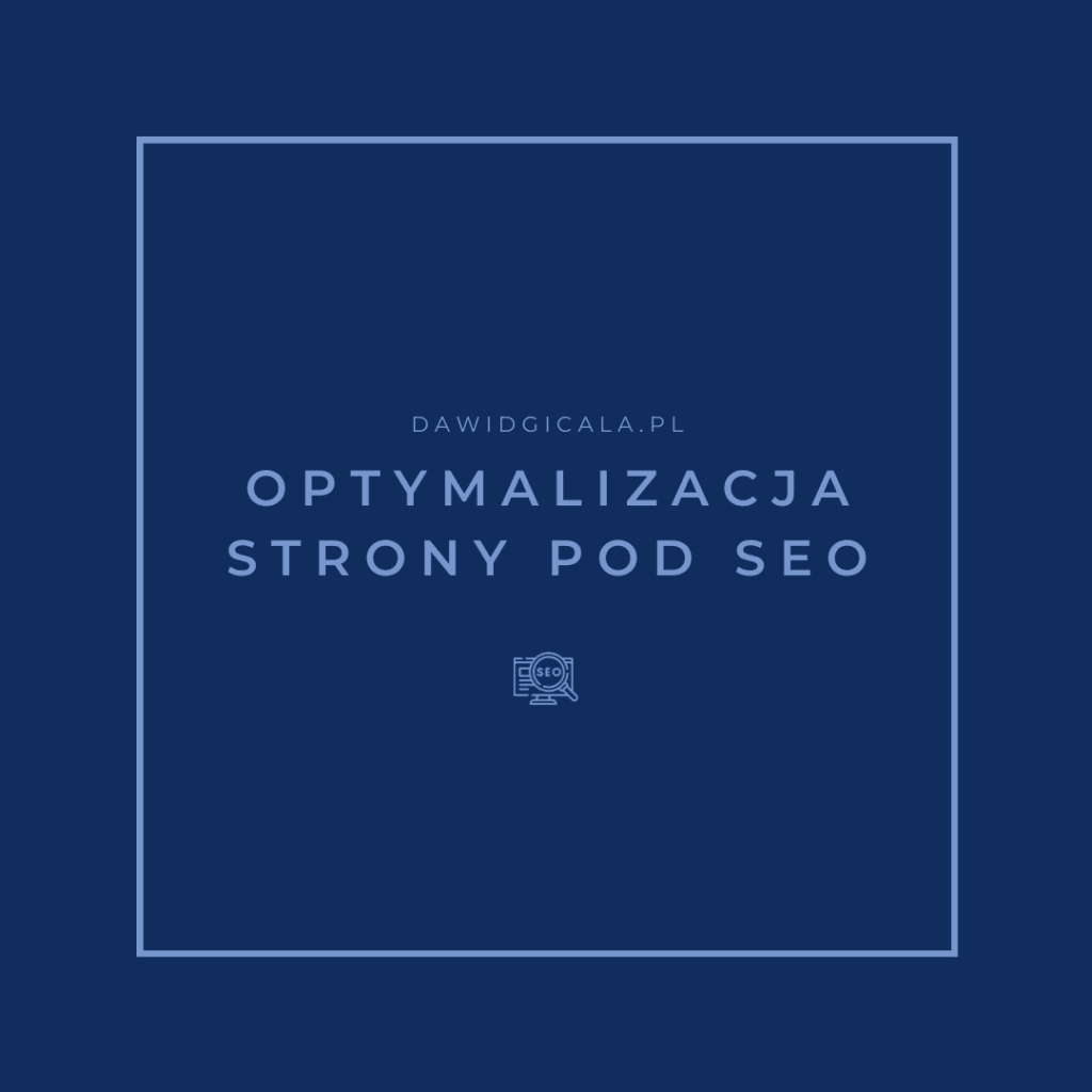 optymalizacja strony pod seo