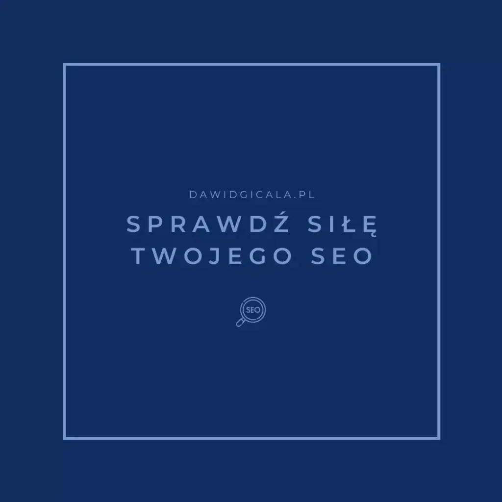 jak sprawdzic jakosc seo