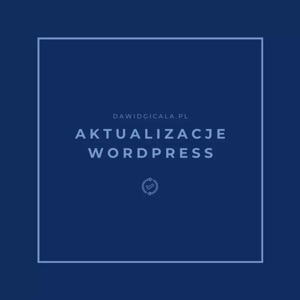 aktualizacje strony wordpress