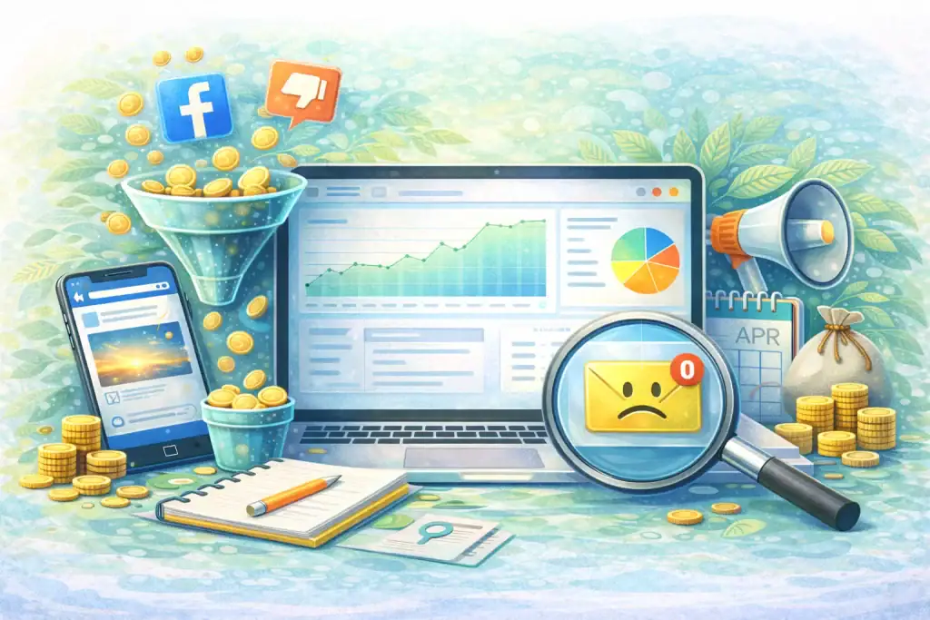 Analiza i reklama w social media, WooCommerce i WordPress.