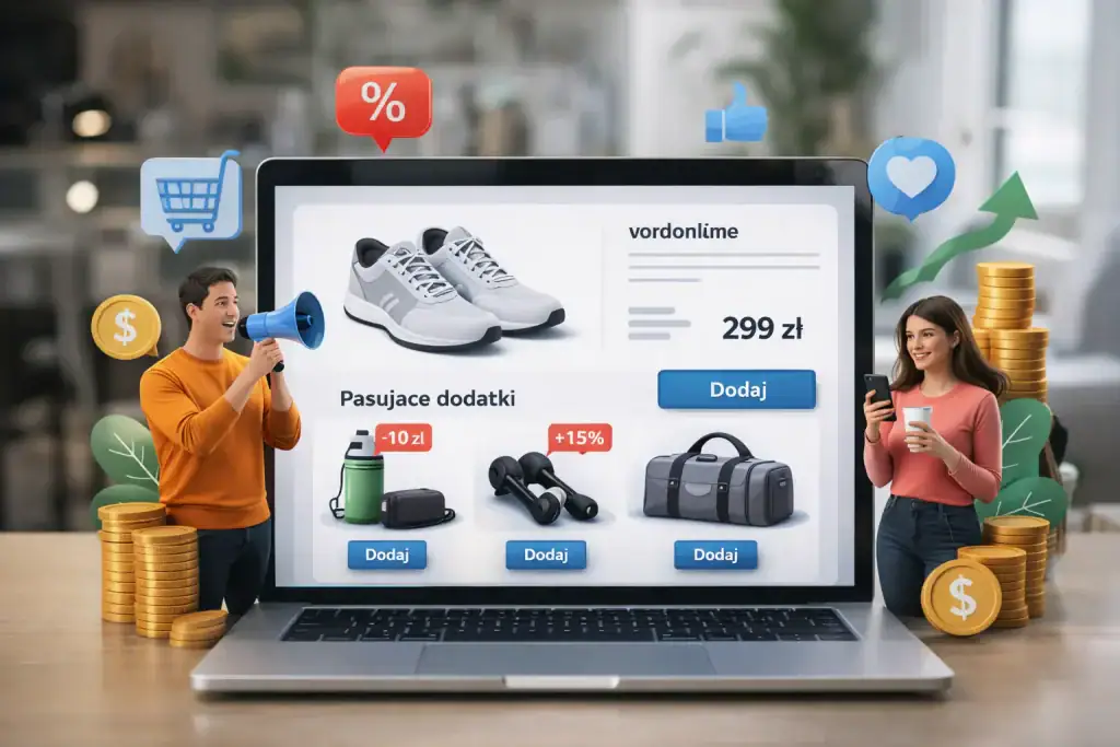 E-commerce z produktami i promocjami online.