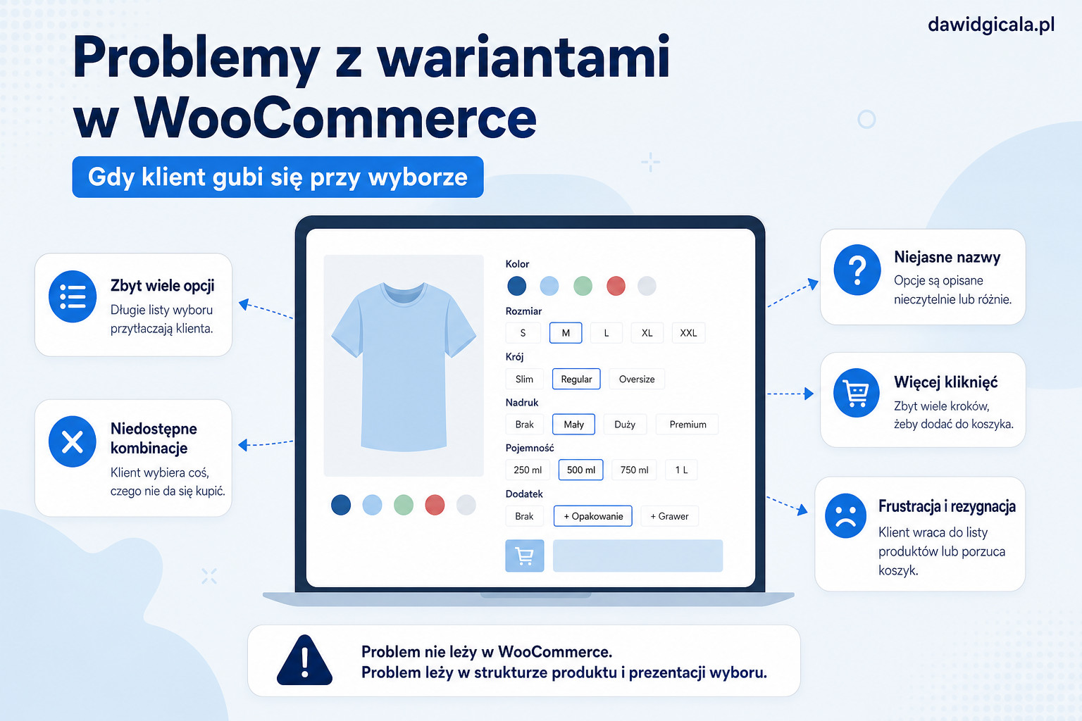 Jak uporządkować warianty produktów w WooCommerce, gdy klient gubi się przy wyborze? — FAU_IMAGE1