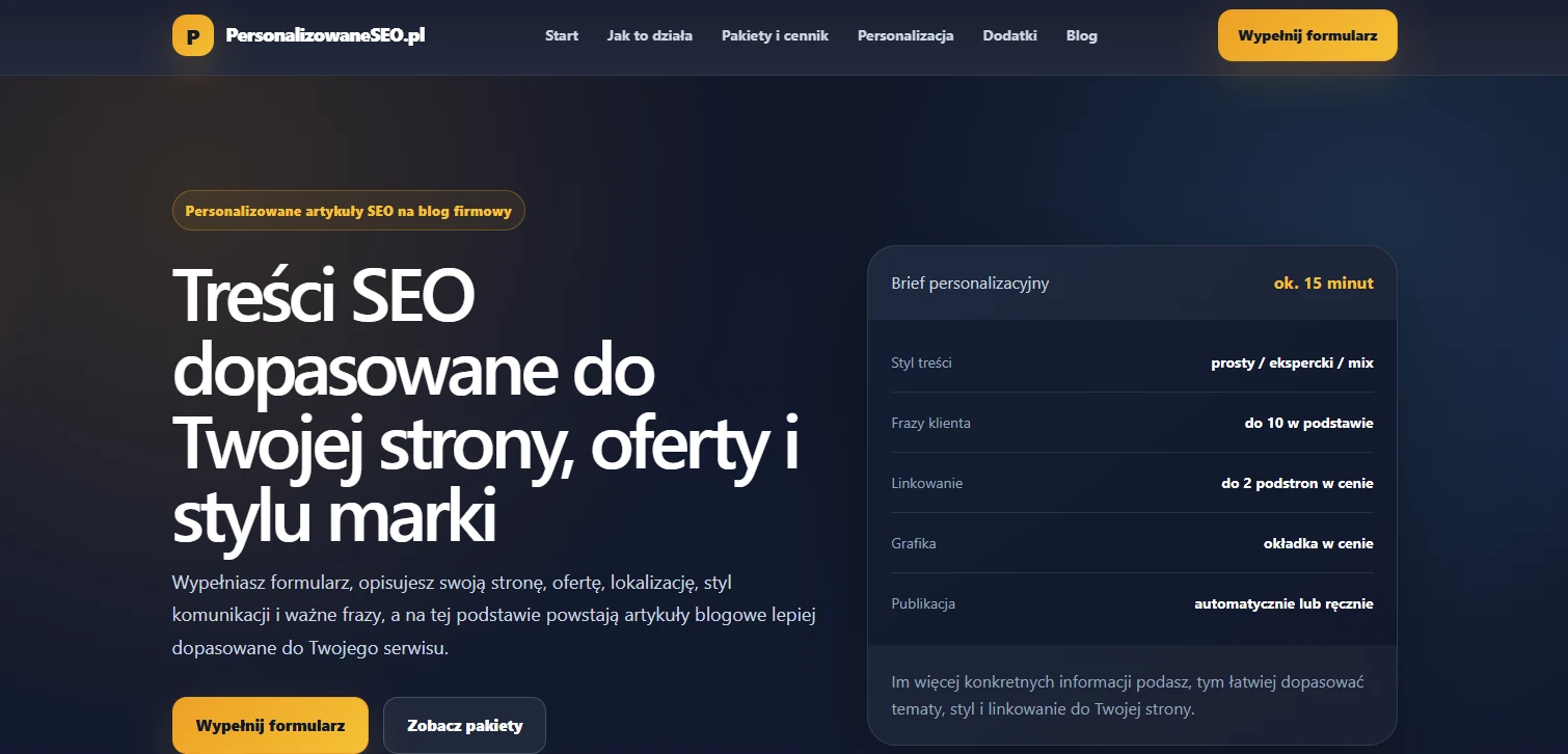 PersonalizowaneSEO.pl