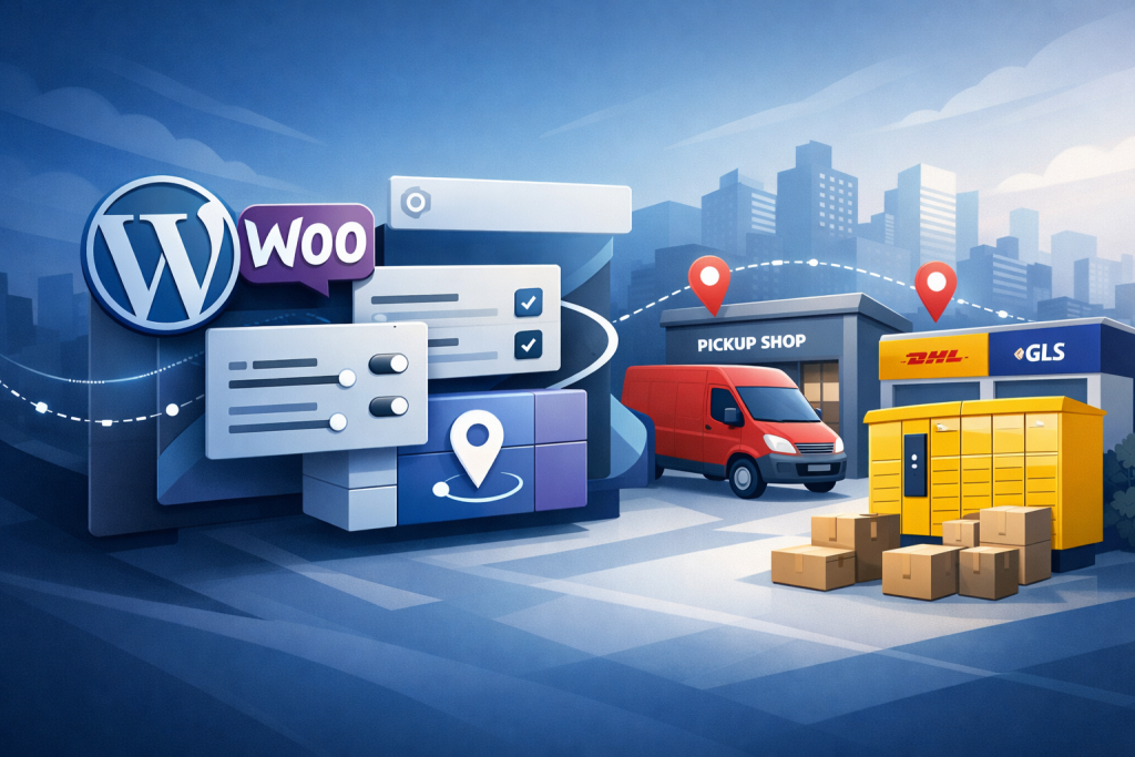Punkty Odbioru WooCommerce – Jak obsłużyć InPost, DPD, DHL i GLS?