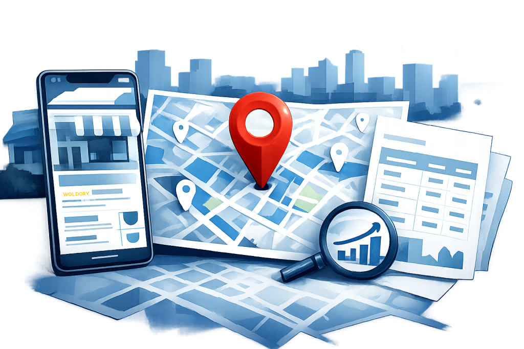 Lokalna firma analizująca zakres i koszt działań SEO na stronie oraz w Google Maps