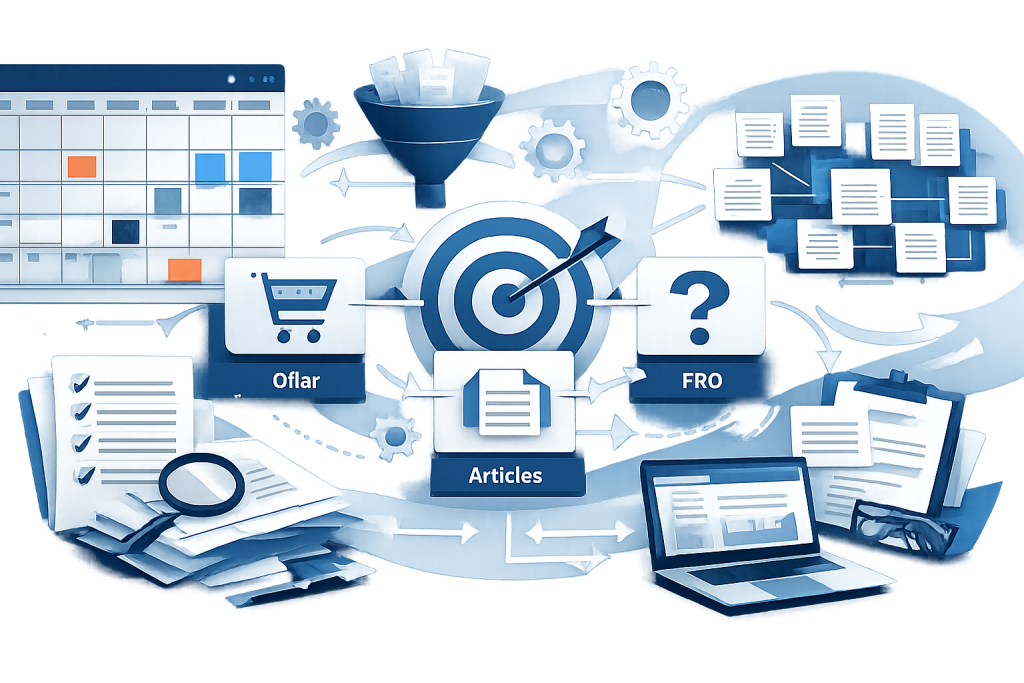 Strategia treści na stronie – Jak podzielić tematy między ofertę, blog i FAQ?
